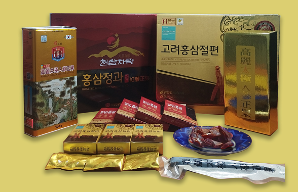 고려인(홍)삼정과·절편